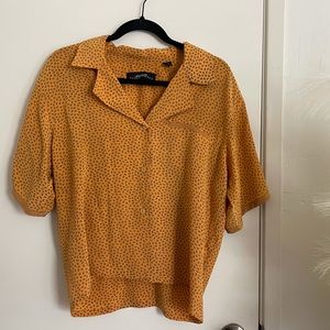 VTG Linda Allard for Ellen Tracy - 100% Silk blouse 🍊🍂